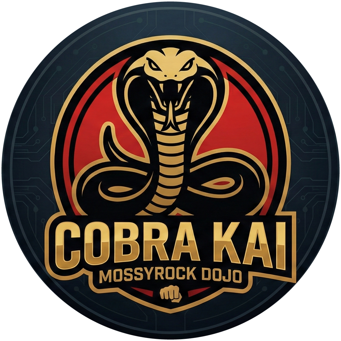 Mossyrock Cobra Kai Logo